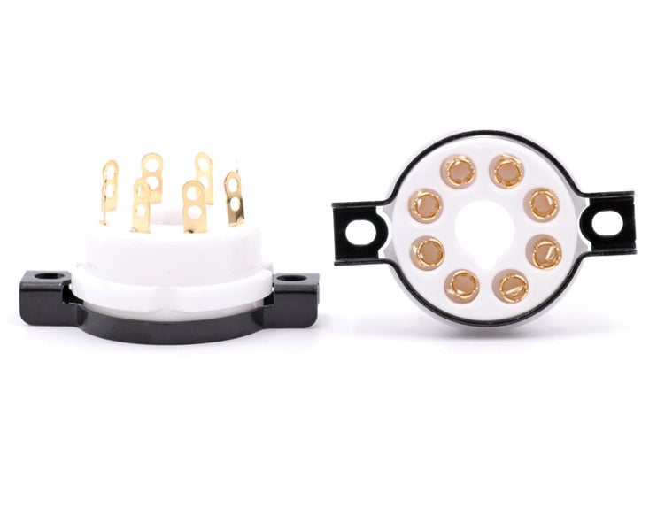EIZZ 8pin Octal Ceramic Vacuum tube socket KT88 EL34 (EP018) Carousel 3