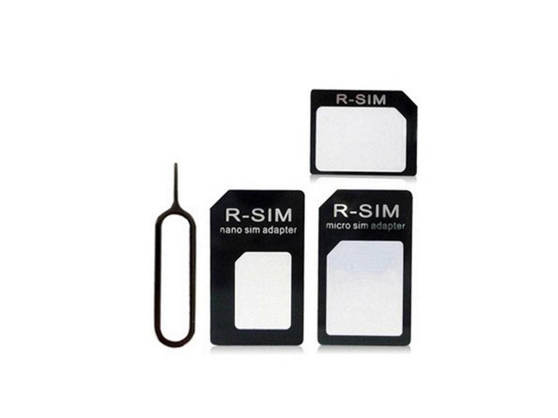Nano Sim Card to Micro Sim & Standard Sim Card Adapter Adaptor Converter Carousel 1