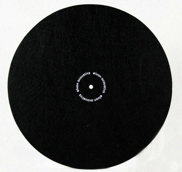 Elvon 12'' LP Vinyl Turntable Record Wool Pad Antistatic Flat Soft Mat (EP061) Carousel 1