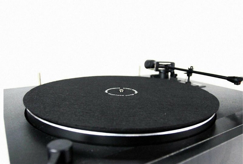 Elvon 12'' LP Vinyl Turntable Record Wool Pad Antistatic Flat Soft Mat (EP061) Carousel 2