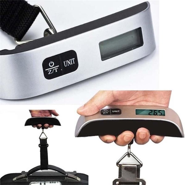 Portable 50kg/10g Hanging Electronic Digital Travel Suitcase Luggage Scales Carousel 1