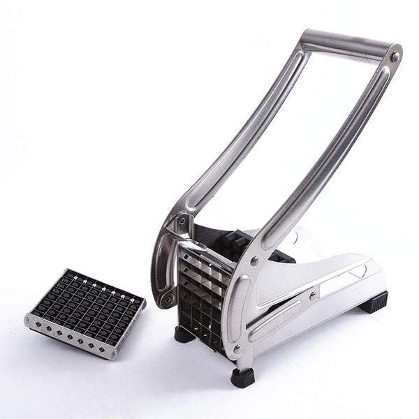 Stainless Steel French Fry Cutter Potato Vegetable Slicer Chopper Dicer 2 Blades Carousel 2
