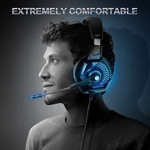 Xbox One Gaming Headset Mic Noise-Canceling Gaming Headphones Surround Sound LED Carousel 2