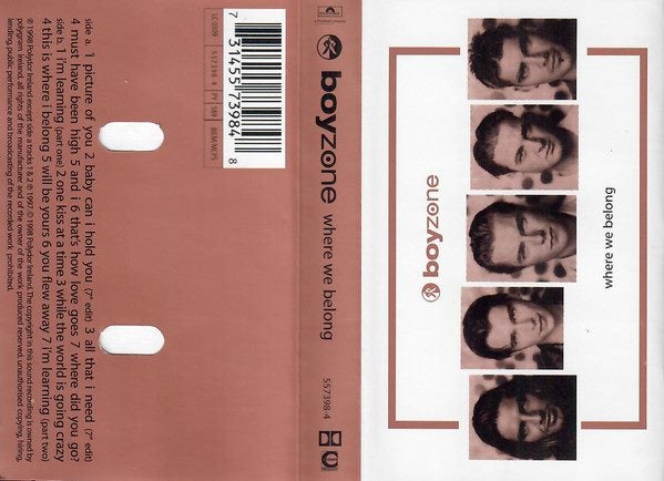 BOYZONE - WHERE WE BELONG (CASSETTE) Carousel 1