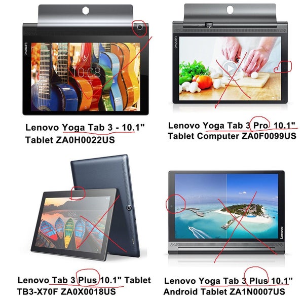 Lenovo Yoga Tab 3 10'' Tempered Glass Screen protector Carousel 2