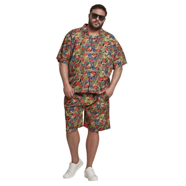 Urban Classics - HAWAII RESORT Summer Floral Shirt Carousel 6