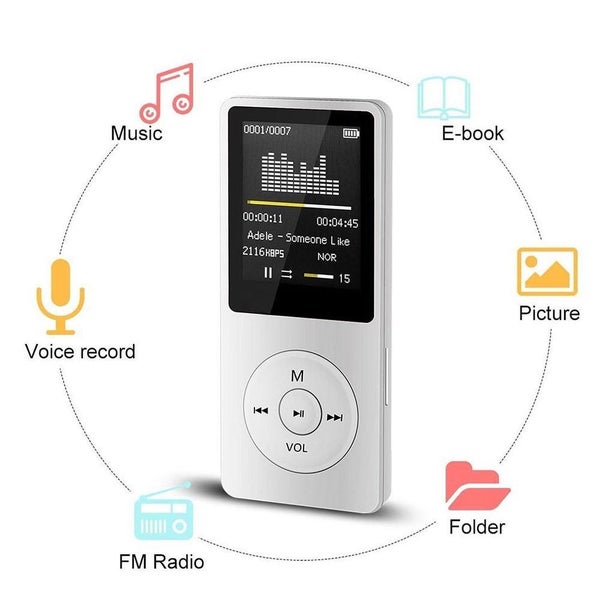1.8inch MP3 MP4 Player LCD Screen FM Radio Video Games Movie Carousel 2