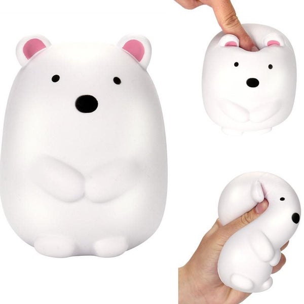 12cm Jumbo Cute Polar Bear Cream Scented Slow Rising Charm Toy Carousel 1