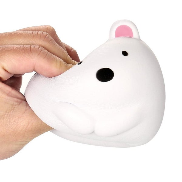 12cm Jumbo Cute Polar Bear Cream Scented Slow Rising Charm Toy Carousel 5