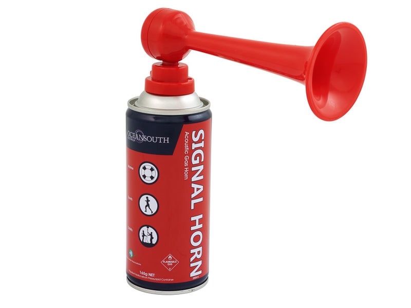 Large Air Horn for Emergency Signals - 1500m Acoustic Range - 380ml Canister Carousel 1