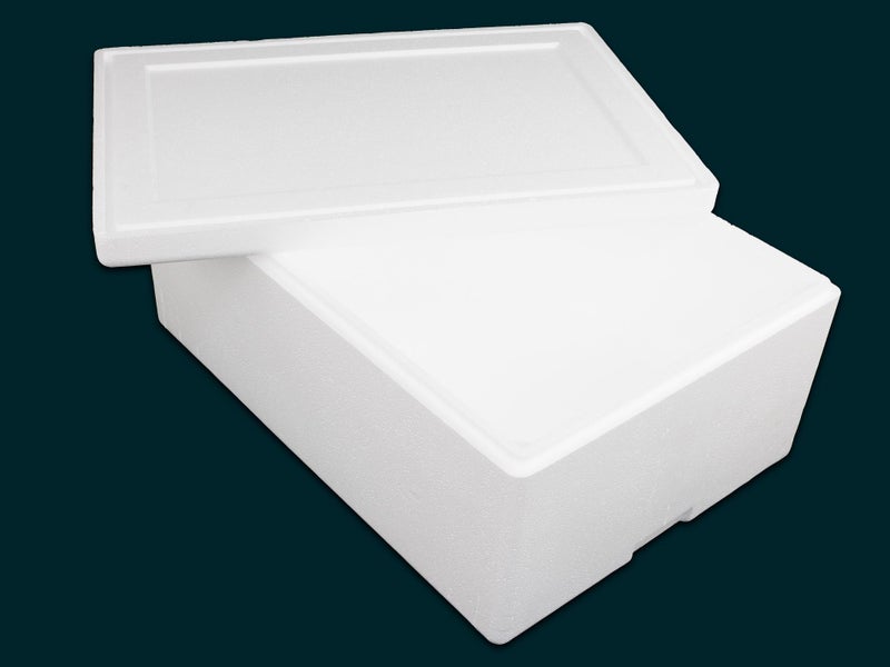 37L Polystyrene Box with Lid - Heavy Duty - Food Grade Storage Bin Carousel 2