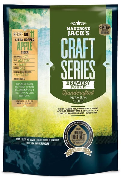Mangrove Jack's Craft Series Dry Hopped Apple Cider 2.4kg Carousel 1