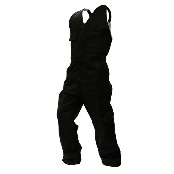 Safe T Tec Bib Overalls Cotton - Navy or Black - sizes 5 to 16 Carousel 1