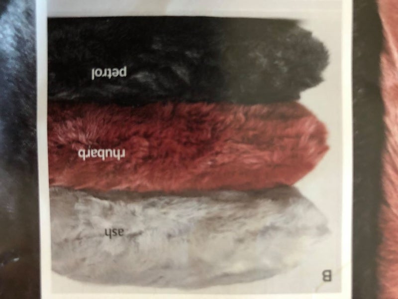 FAUX FUR CUSHIONS X 10 = (5 ASH & 5 PETROL) = PAID $500 AT SPOTLIGHT Carousel 2