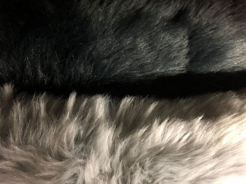 FAUX FUR CUSHIONS X 10 = (5 ASH & 5 PETROL) = PAID $500 AT SPOTLIGHT Carousel 1