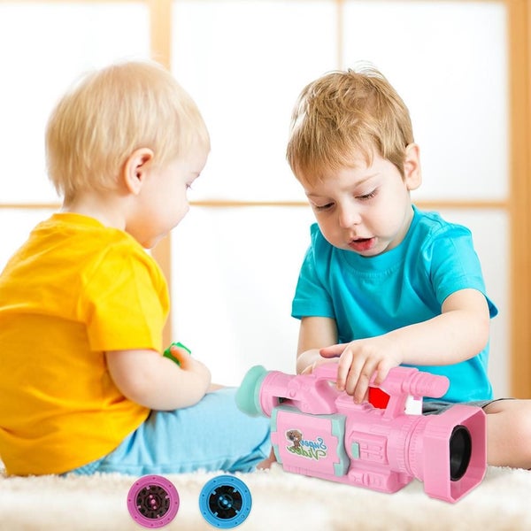 Creative Children Cartoon Video Recorder Novelty Simulation Camera Toys Carousel 1