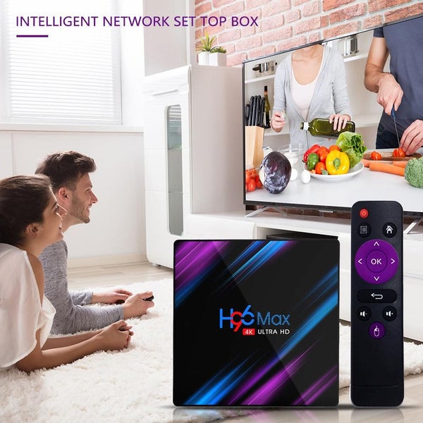 H96 Max 3318 TV Box 2G 16G Android 9.0 WiFi RK3318 Quad Core 4K Set Top Box Carousel 2