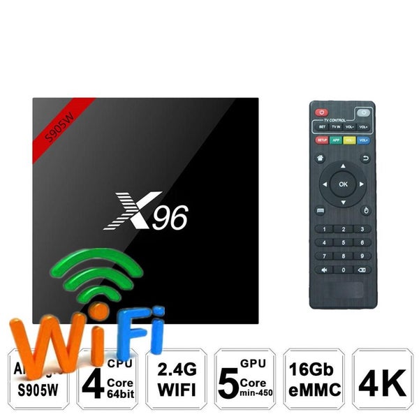 X96 X96W Android 7.1 TV Box WiFi S905W Smart Tv Box Android 2GB Ram Quad Core Carousel 1