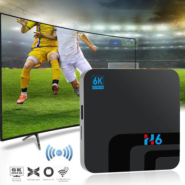 Android8.1 Allwinner H6 Quad Core TV Box 2+16G WIFI BT 4.0 6K Set Top Box Carousel 1