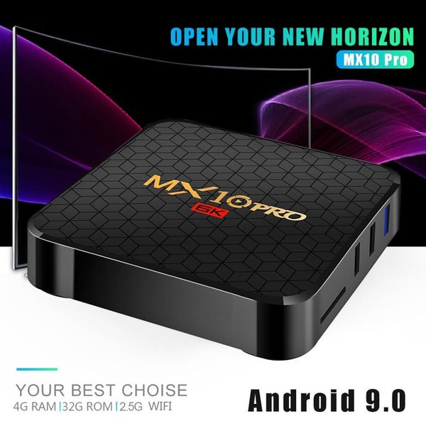 MX10 Pro TV Box 4GB+32GB Android 9.0 Allwinner H6 Quad Core 6K Set Top Box Carousel 2