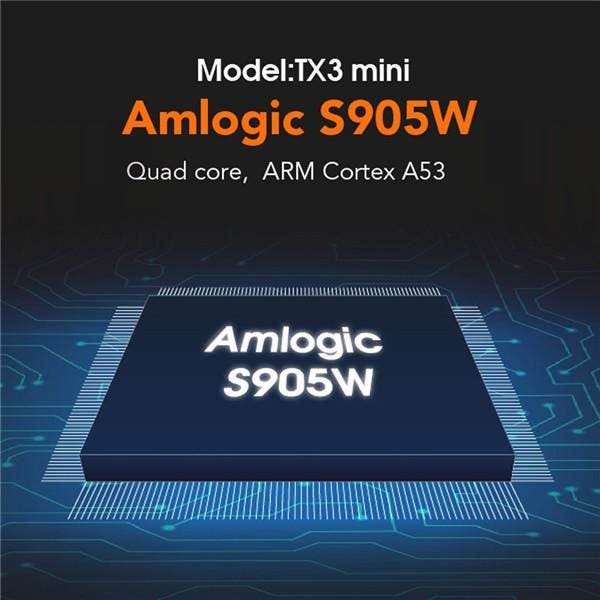 TX3 Mini LH Amlogic TV Box S905W 1G 8G Android 7.1 Quad Core 4K Wifi Media Carousel 2