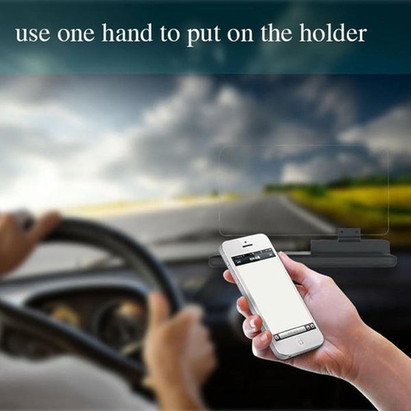 Universal 6 Inch Car HUD SUV Phone/GPS Navigation Holder Head Up Project Carousel 7