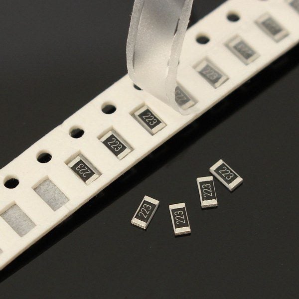 3400 Pcs 0R~10MR 170 Value 1/4W 5% 1206 Chip Fixed SMD Resistor Kit Carousel 2
