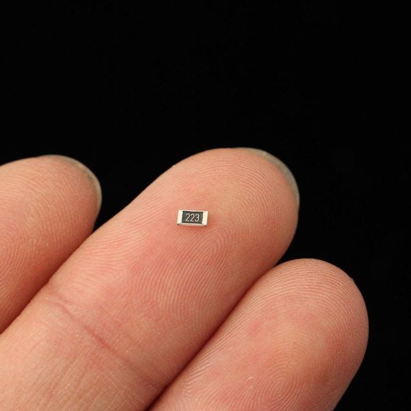 3400 Pcs 0R~10MR 170 Value 1/4W 5% 1206 Chip Fixed SMD Resistor Kit Carousel 5