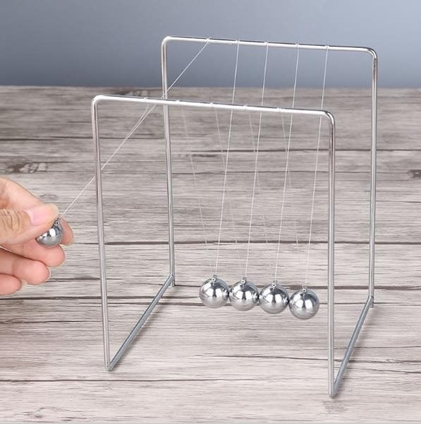 Stainless Steel Retro Metal Balls Metal Stents Newton Pendulum Balls Desk O Carousel 1