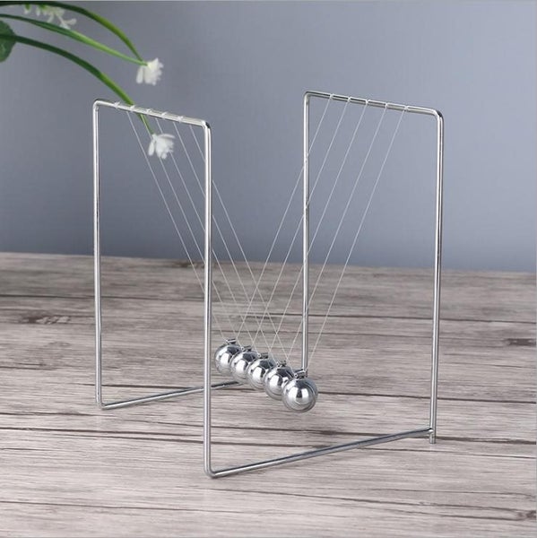Stainless Steel Retro Metal Balls Metal Stents Newton Pendulum Balls Desk O Carousel 2