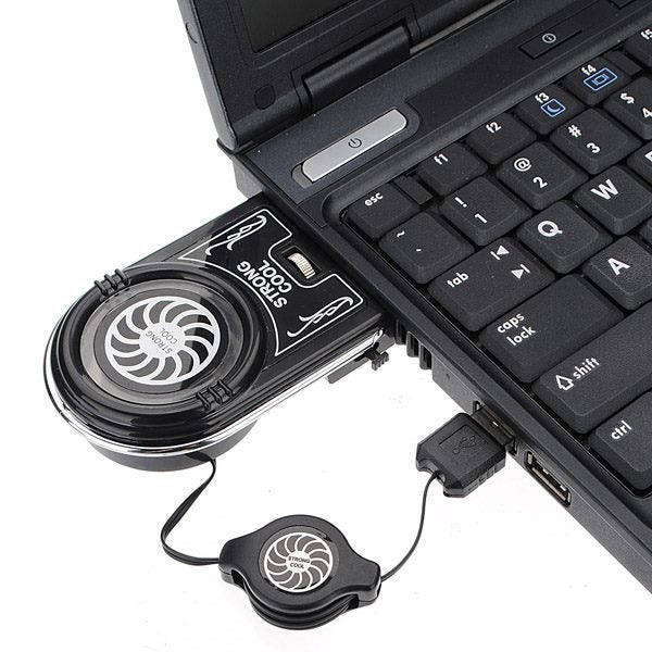 Mini Vacuum Blue LED USB Air Extracting Cooling Fan for Laptop Carousel 2