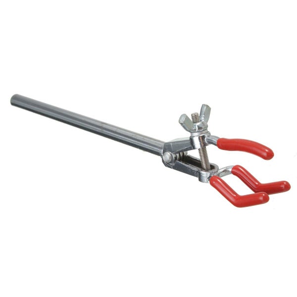 Adjustment Three Prong Lab Extension Flask Clip Clamp for Lab Stand Carousel 10