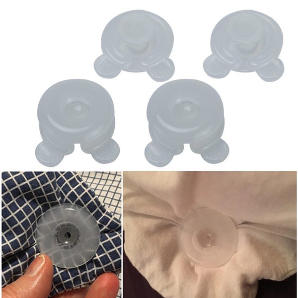 4Pcs Blankets Quilt Bed Sheet Clips Fixer Durable Plastic Leaf Comforter Bed Duv Carousel 1