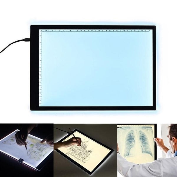 A4 LED Light Box Artiste Thin Art Stencil Board Tracing Drawing Board Plat Carousel 1