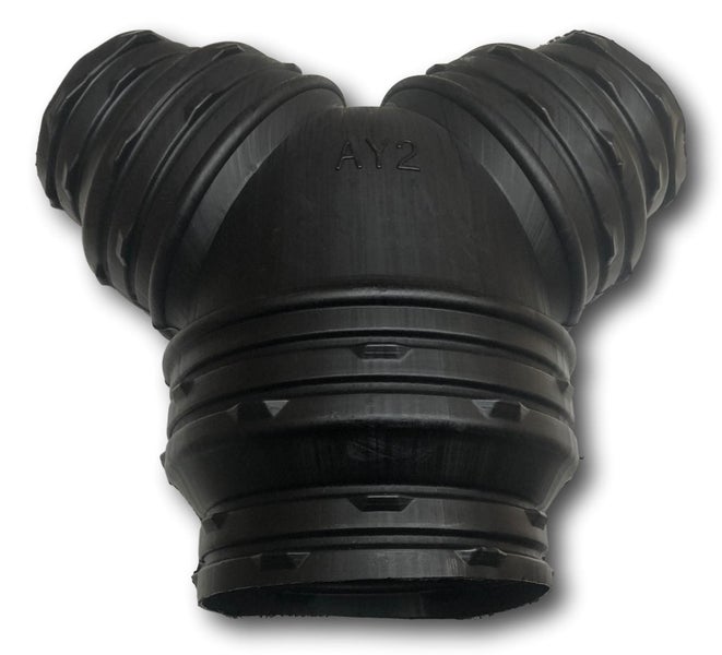 Y PIECE Y202020-MULTI SIZE OUTLETS~PLASTIC FOR VENTILATION Carousel 1