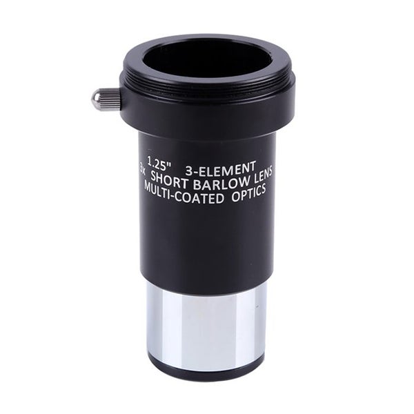 CELESTRON 1.25inch 3X Barlow Metal Multi Coated Double Lens 3 Element APO With M Carousel 2