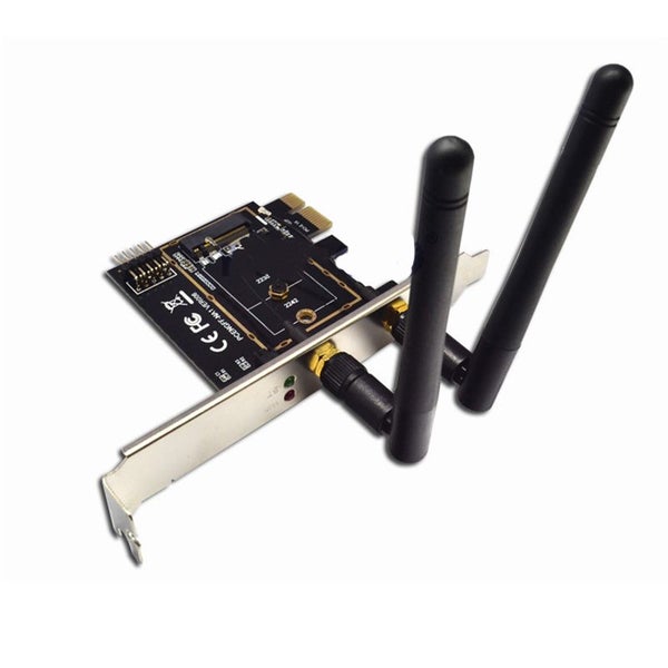 ITHOO PCENGFF-NA1 PCI-E 1X to KEY A-E PCI-E Expansion Card 6Gbps bluetooth Netwo Carousel 4