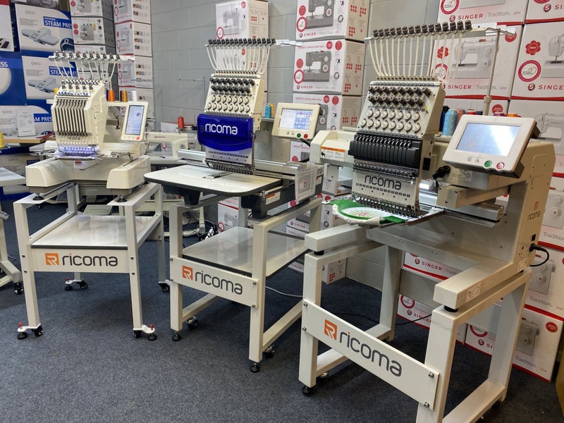 Ricoma 10 Needle Compact Embroidery Machine Carousel 5