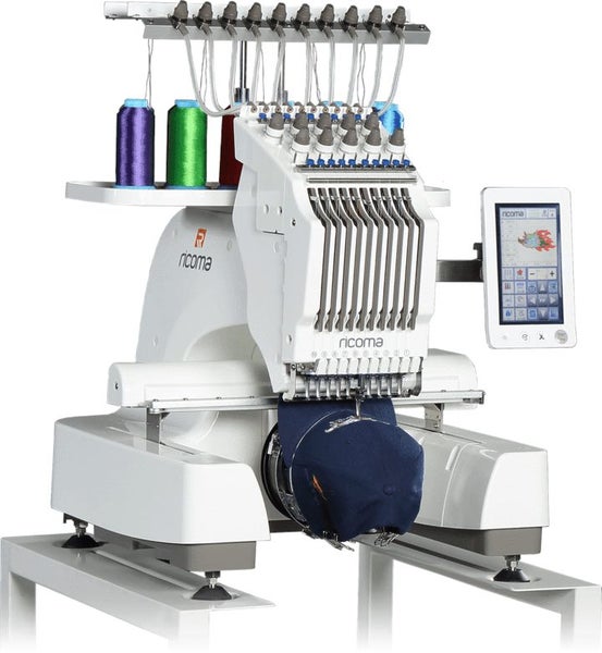 Ricoma 10 Needle Compact Embroidery Machine Carousel 2