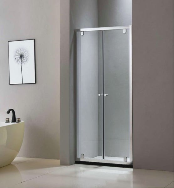 SALE Shower Glass - Park Series Double Swing Doors 900X900X1900 Lennox Carousel 1
