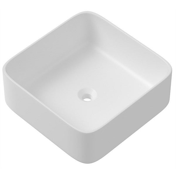 LeVivi Piazzo Counter Top Basin Matt White Carousel 1