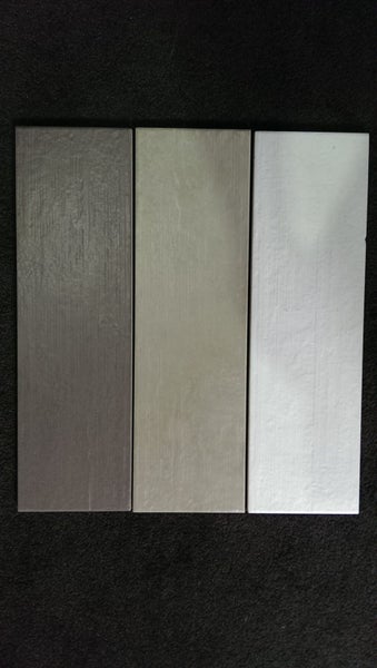 Tiles Moka, Noce and White structured render look subway format tile Carousel 1