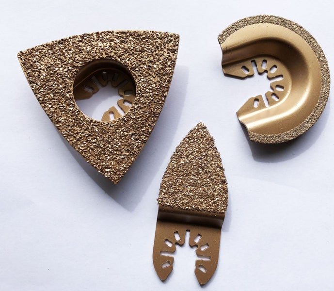 3 pieces flooring tile and grout blade pack mutil tool blades Carousel 2