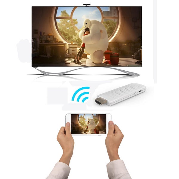 WiFi HDMI TV Dongle White 1080P HD Receiver Support Miracast AirPlay DLNA Carousel 5