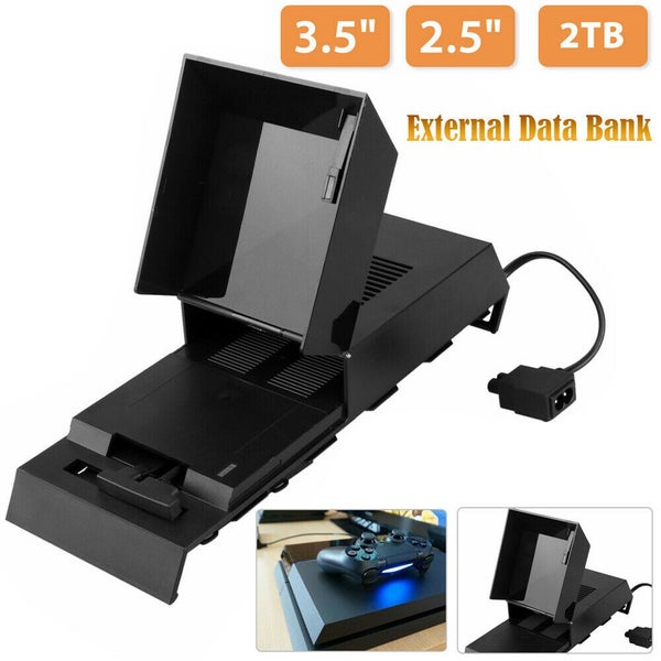 External Hard Drive Data Bank Box 3.5" 2TB Storage Capacity For PS4