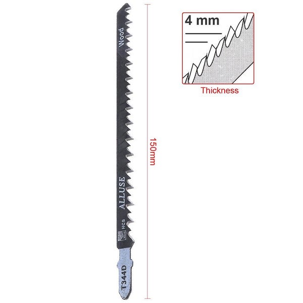 T344D 150mm Carbon Steel Reciprocating Saw Blades Straight Cutting Jig Saw Carousel 4
