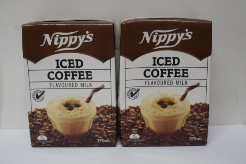 24 x Nippy's Iced Coffee. 375mL. Flavoured Milk. Tetrapak. Tastes like velvet. Carousel 2