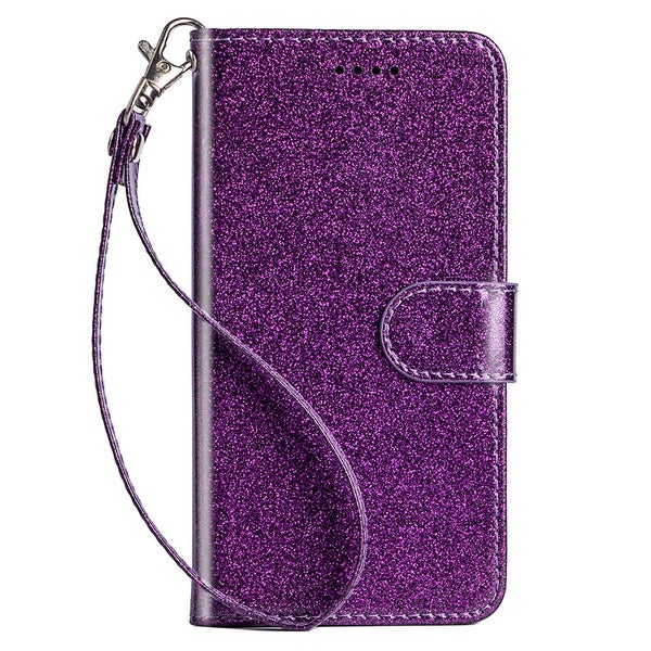 Moto edge 20 fusion Luxury Glitter PU leather Wallet Case card ID ppl Carousel 2