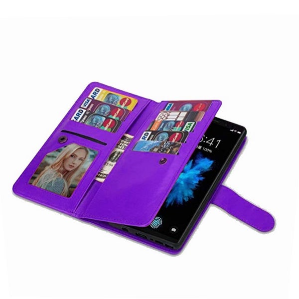 Xiaomi Mi 12 pro Luxury Multifunction wallet case 9 card & wrist strap ppl Carousel 3