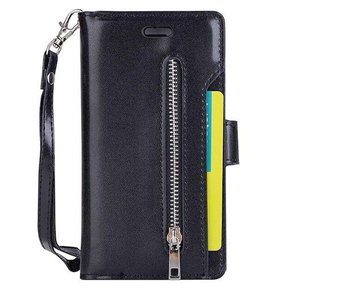 Nokia 8 Multifunction Leather Wallet Case 9 slots 3 pockets & zipper (black) Carousel 2